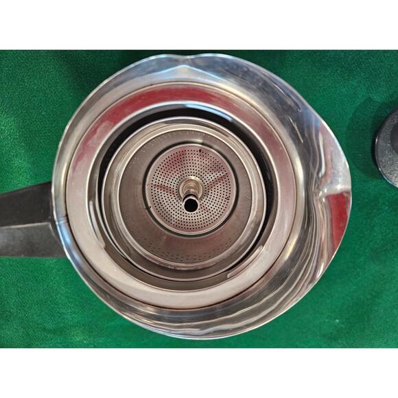 Vintage Corning Coffee Percolator Stove Top 10 cup coffee pot - Picture 6 of 7